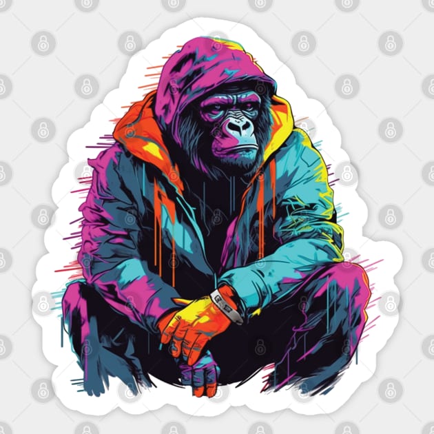 DJ - Gorillaz Sticker by Imagequest